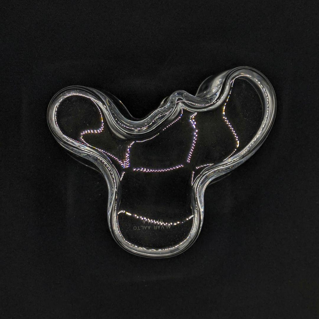 0604【美品】イッタラ アアルト コレクション ベース 120mm クリア