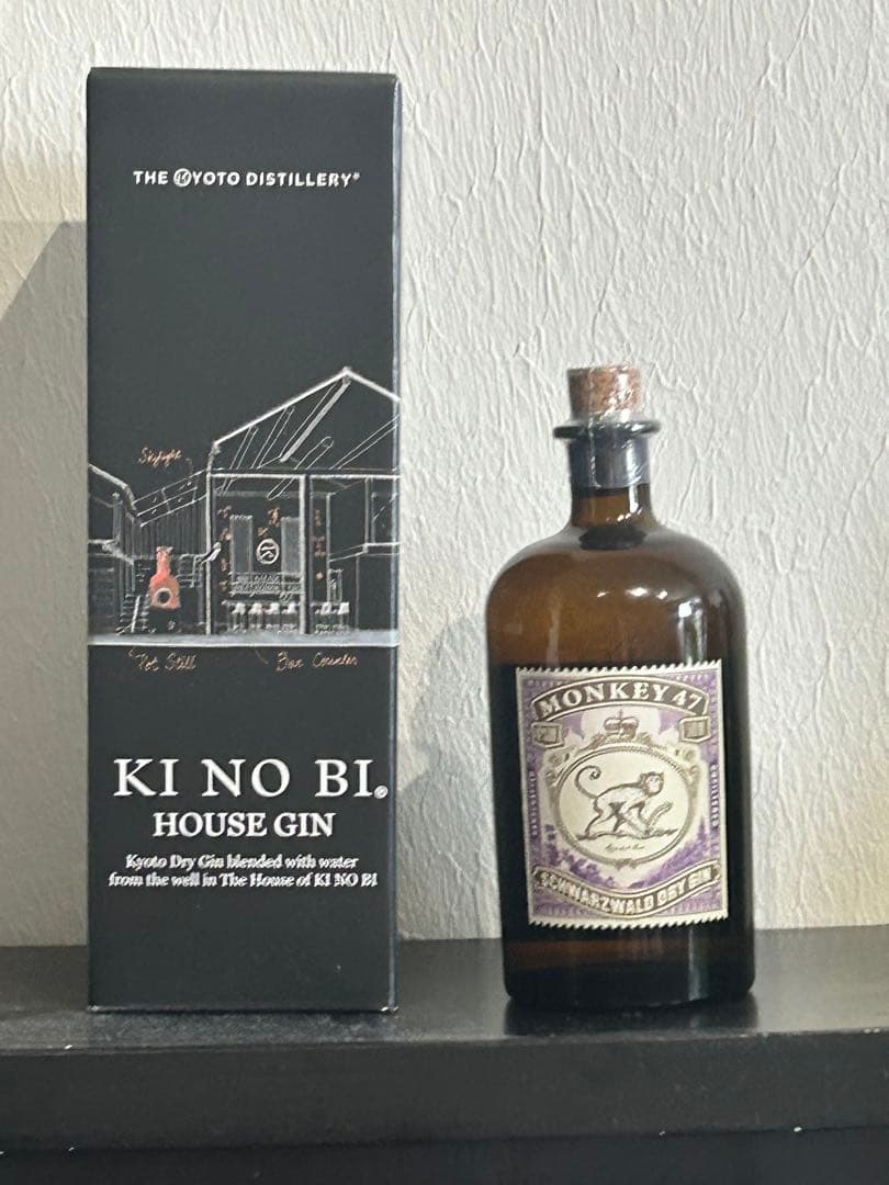 た*し様 KI NO BI HOUSE GIN 700mlとMONKEY47