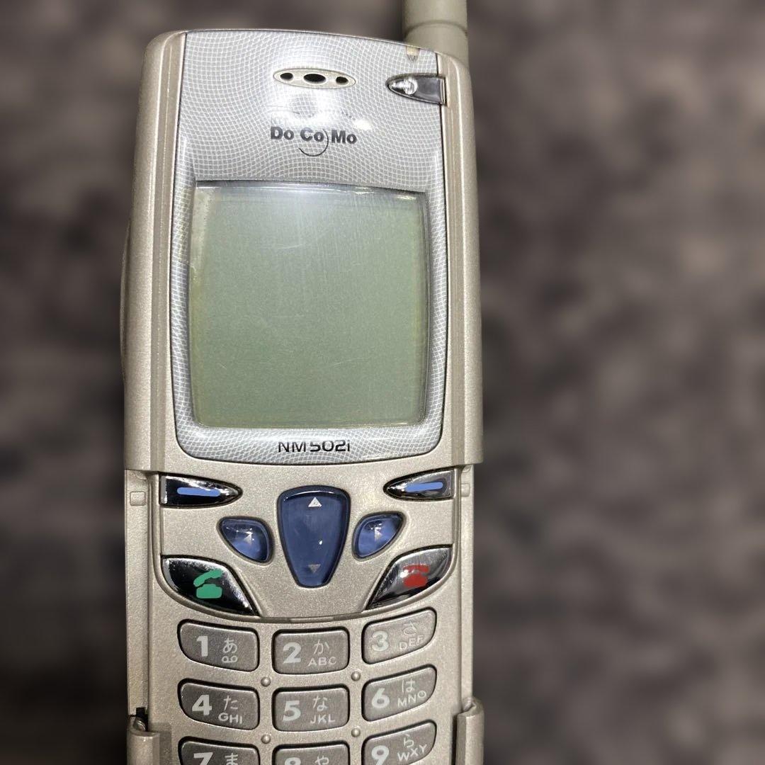 ノキアNOKIA　スライド式携帯電話『DoCoMo NM502i』フィンランド製