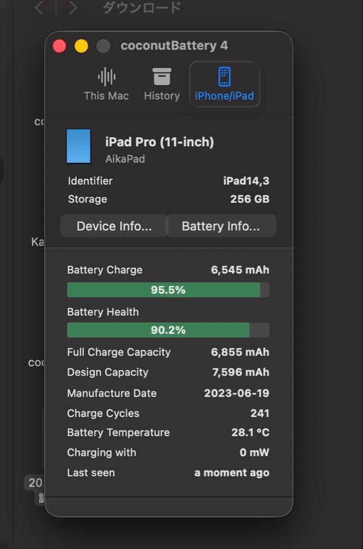 iPad Pro 2022 11インチ WiFi m2 256g本体 ブラック