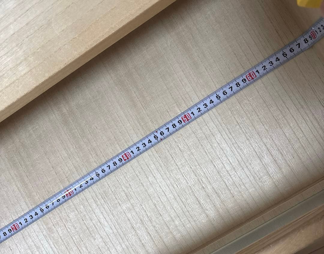 マールゼン　木製 （桐）3段チェスト キャスター付き