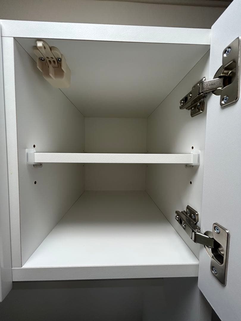 美品　ニトリ キッチンボード エトナ90KB WH/SI