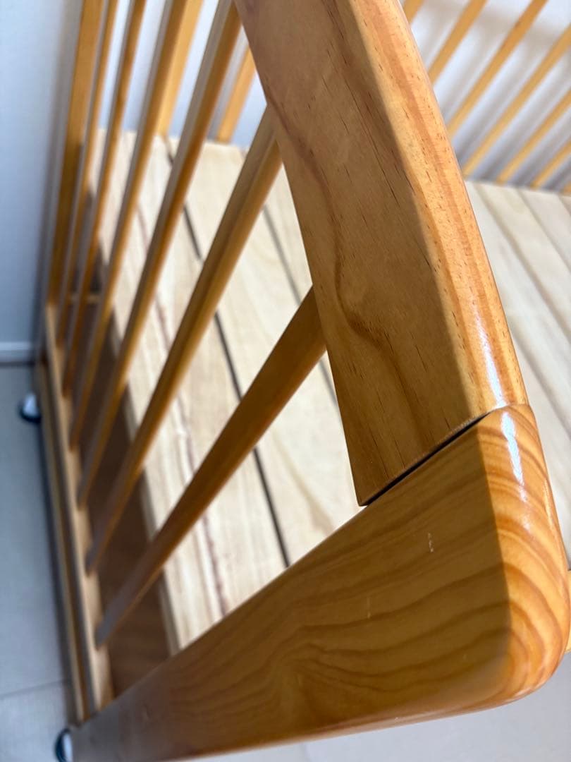 カトージ ハイポジション ベビーベッド　ベビーガード