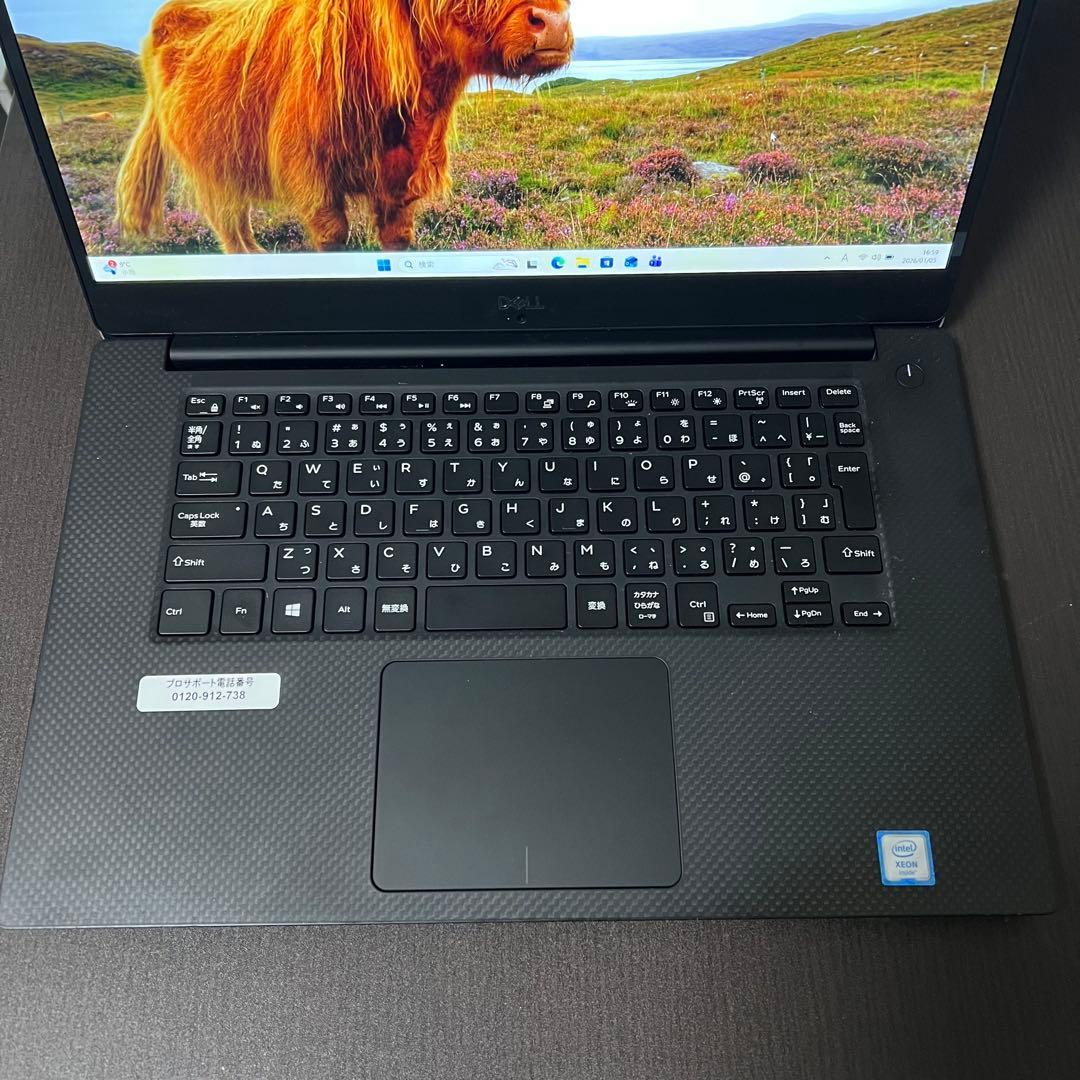 Windowsノート本体 Dell precision 5530 Intel Xeon
