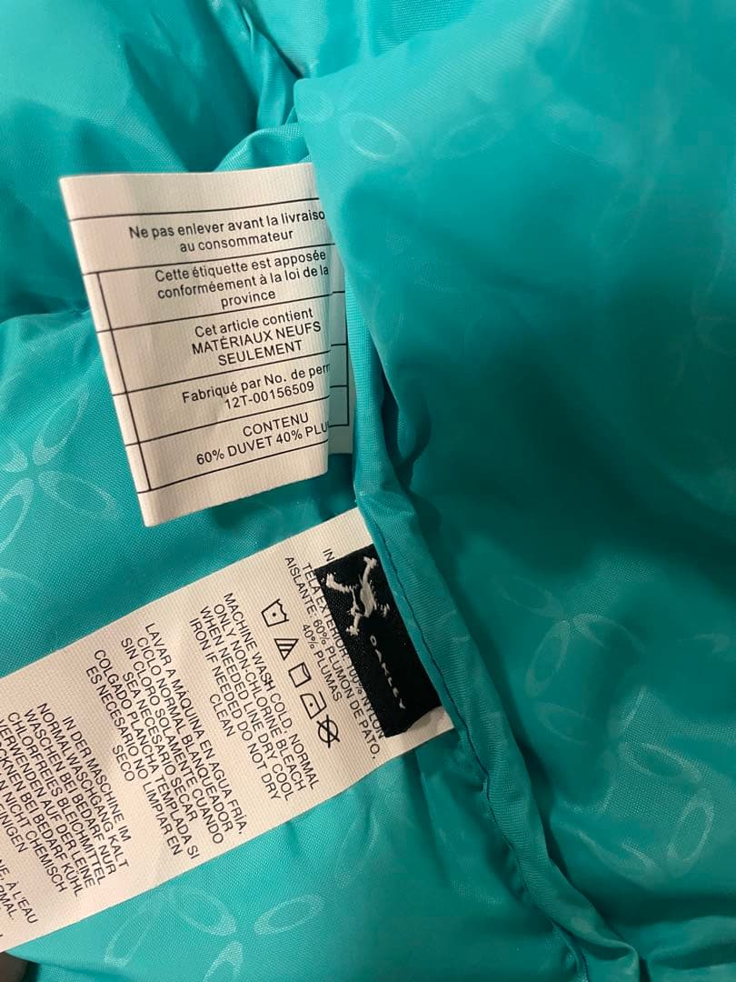 00系　オークリー Oakley ダウンジャケット フード付き　ゴルフ　美品