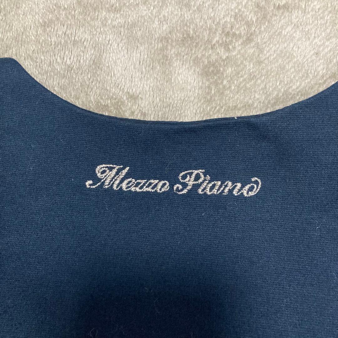 メゾピアノ　ボレロ　ネイビー　フォーマル　120 清楚　冠婚葬祭　紺色