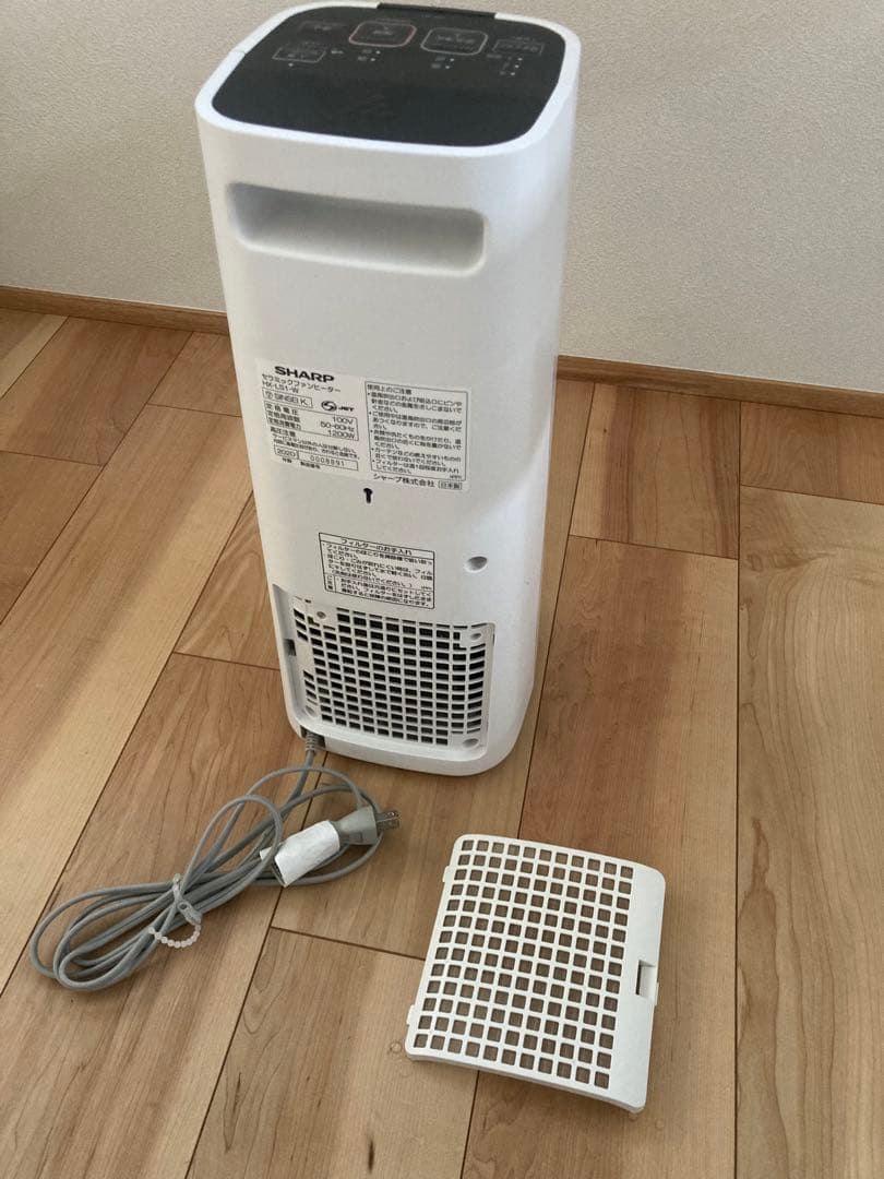 シャープ セラミック ファンヒーター HX-LS1-W 2021年製