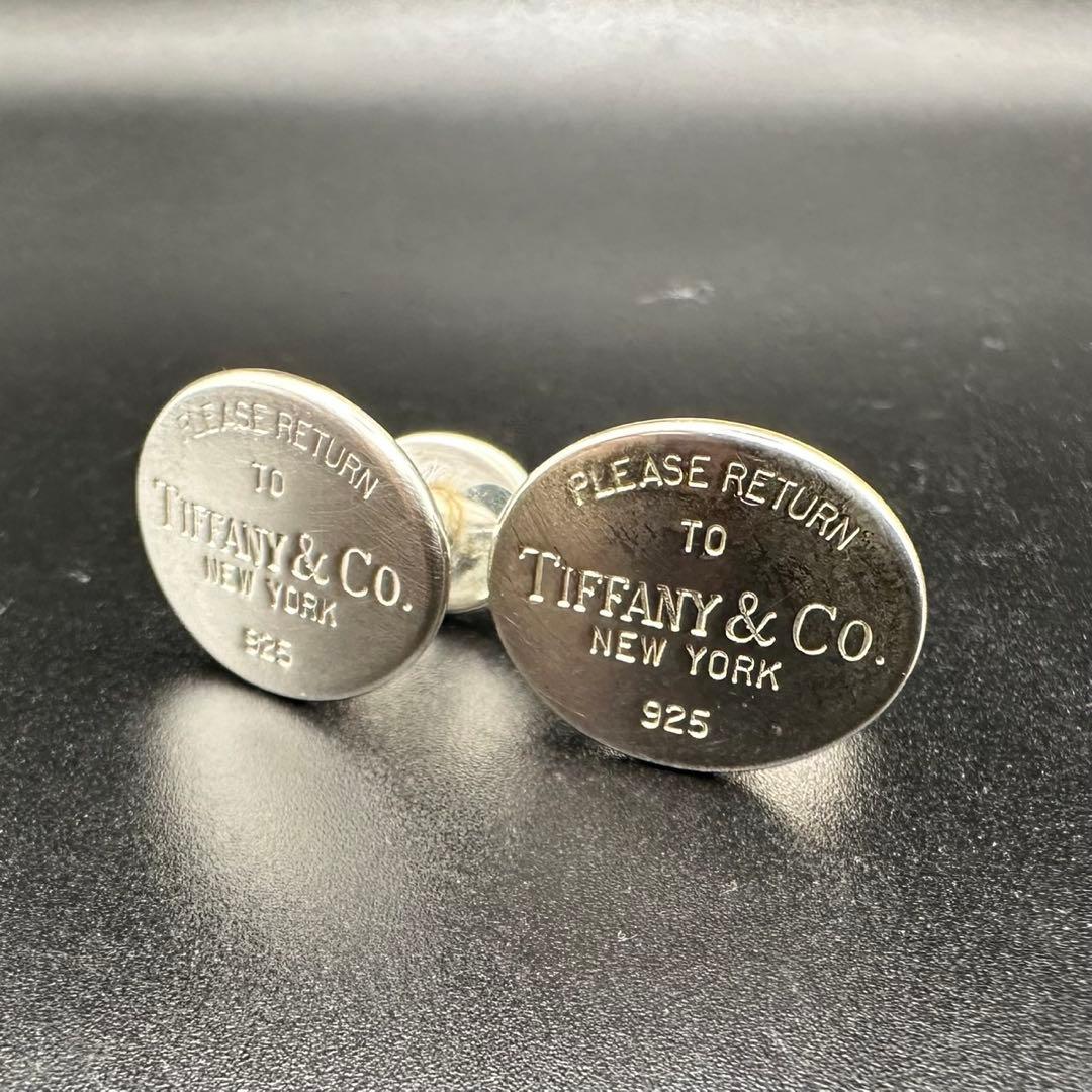 極美品✨　ティファニー　カフス　カフリンクス　リターントゥ　シルバー　091