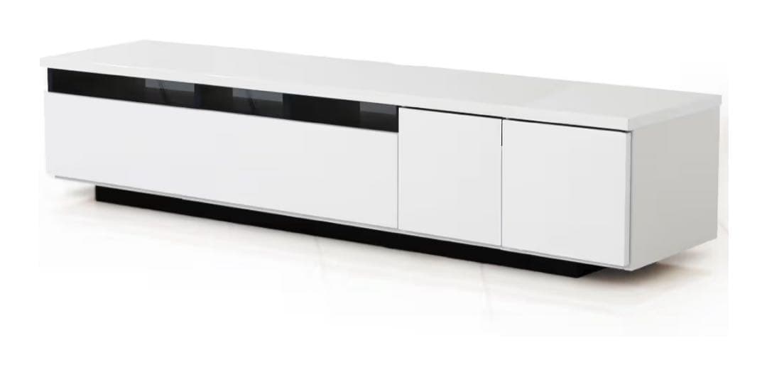 【極美品】LOWYA テレビ台 ローボード モダンホワイト 横幅140cm