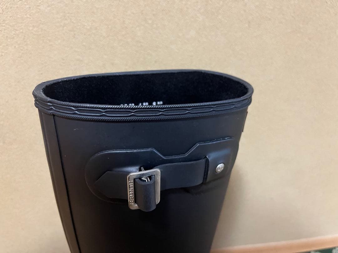 HUNTER レディース オリジナル トール レイン ブーツ　ブラック　24cm