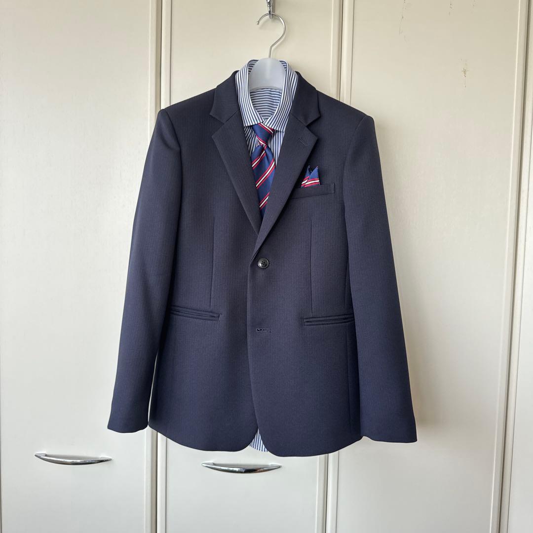 CHOPIN ネイビー スーツ 160cm~ ネクタイ付き