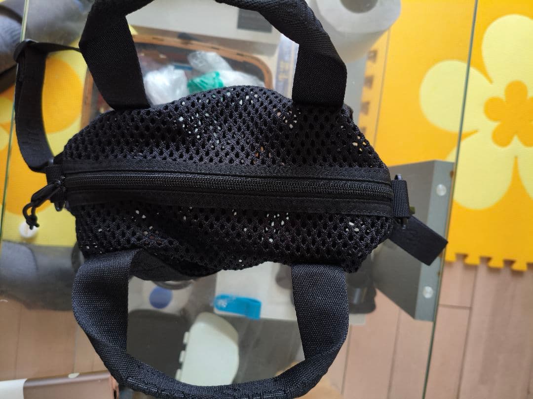 Supreme メッシュドラムバッグ 黒