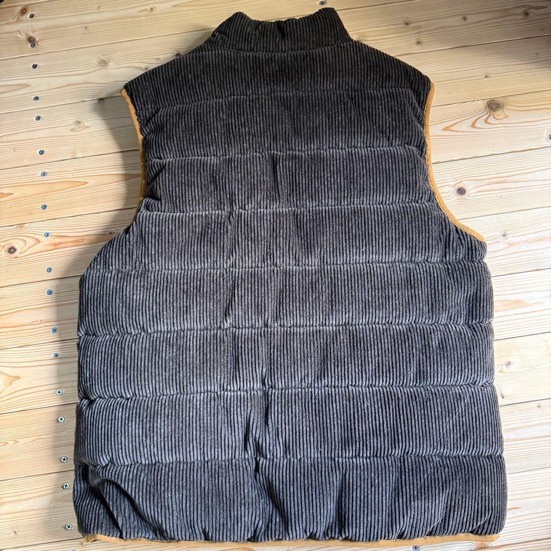 パタゴニア　リバーシブル・コットン・ダウン・ベスト (M) カラーＳＨＢＮ