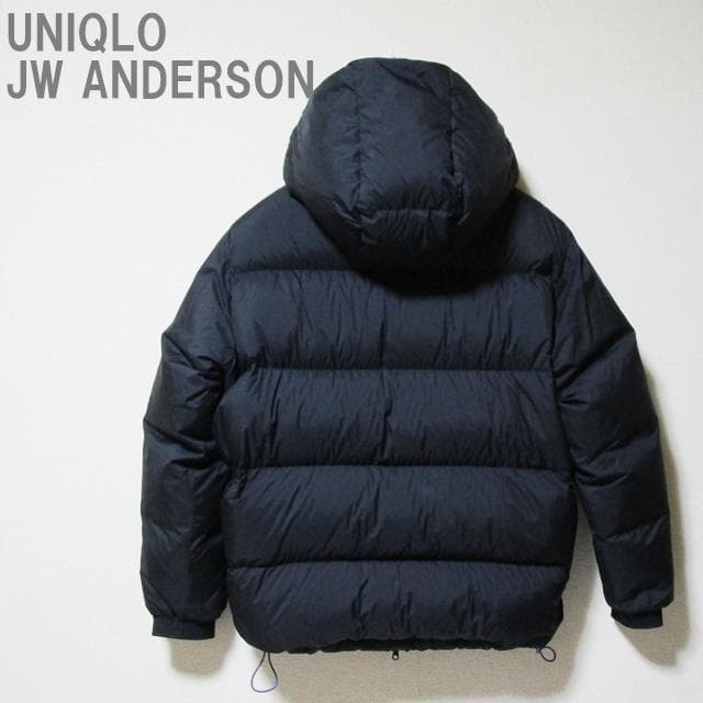 極美品UNIQLO and JW ANDERSON リバーシブルダウン 黒/ｌ