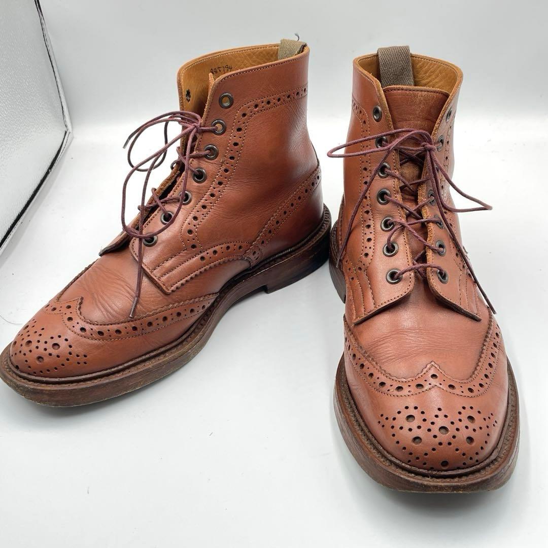 良品✨トリッカーズ　カントリーブーツ　ウィングチップ　26cm モールトン
