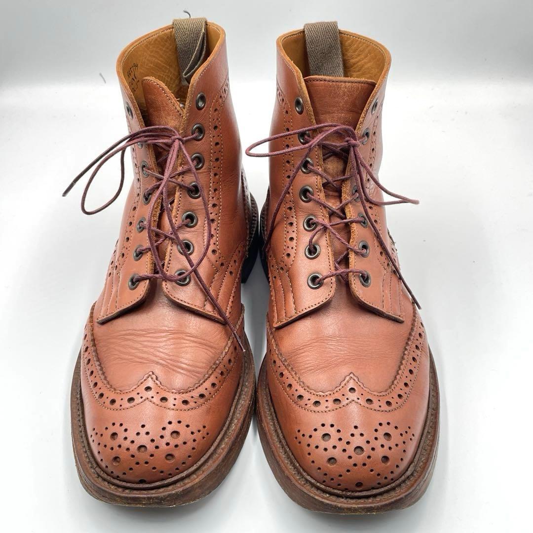 良品✨トリッカーズ　カントリーブーツ　ウィングチップ　26cm モールトン