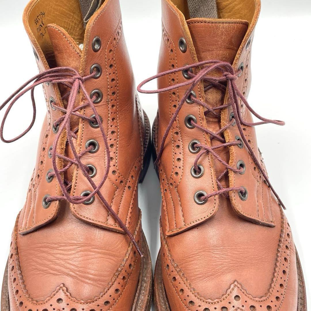 良品✨トリッカーズ　カントリーブーツ　ウィングチップ　26cm モールトン