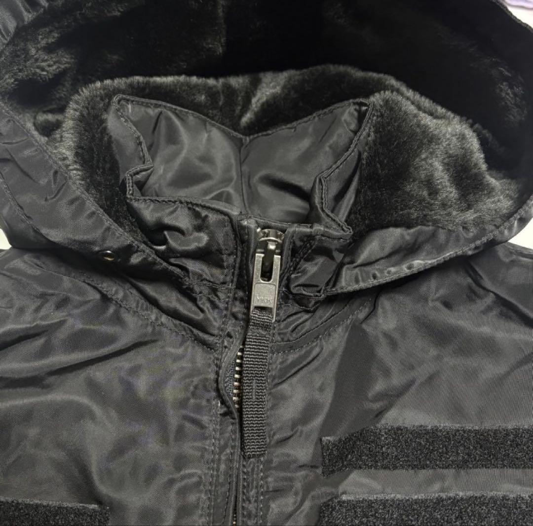 【美品】Schott ブラック MA-1 フライトジャケット S