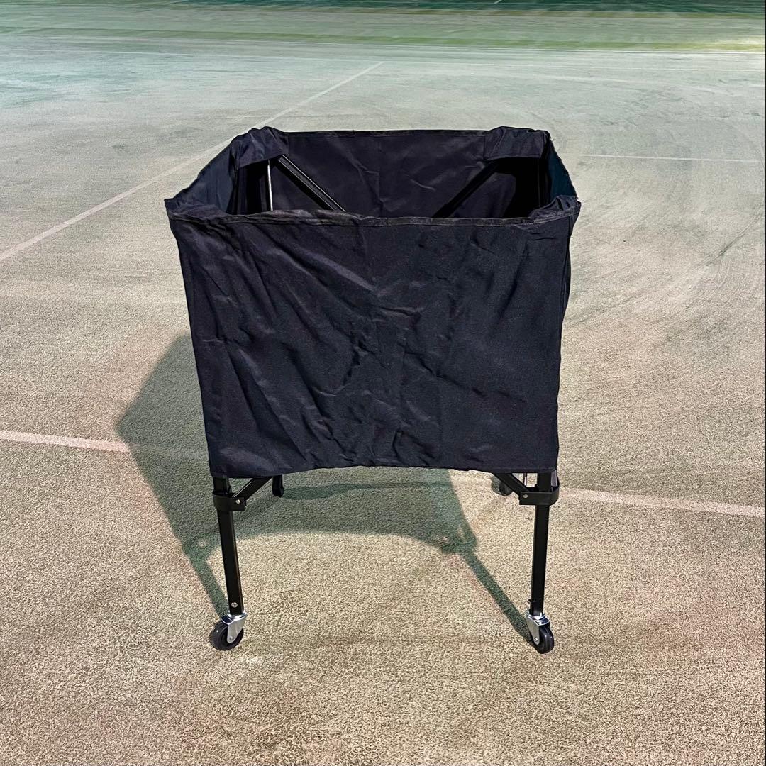 折りたたみ式　バレーボールカート　ポータブルバスケット　ボールカゴ