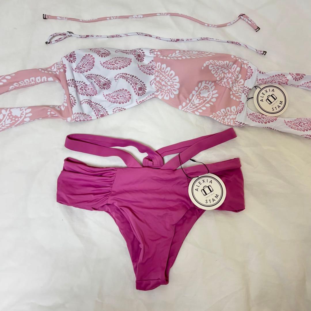 【新品未使用】アリシアスタンALEXIA STAM バンドゥビキニトップ上下