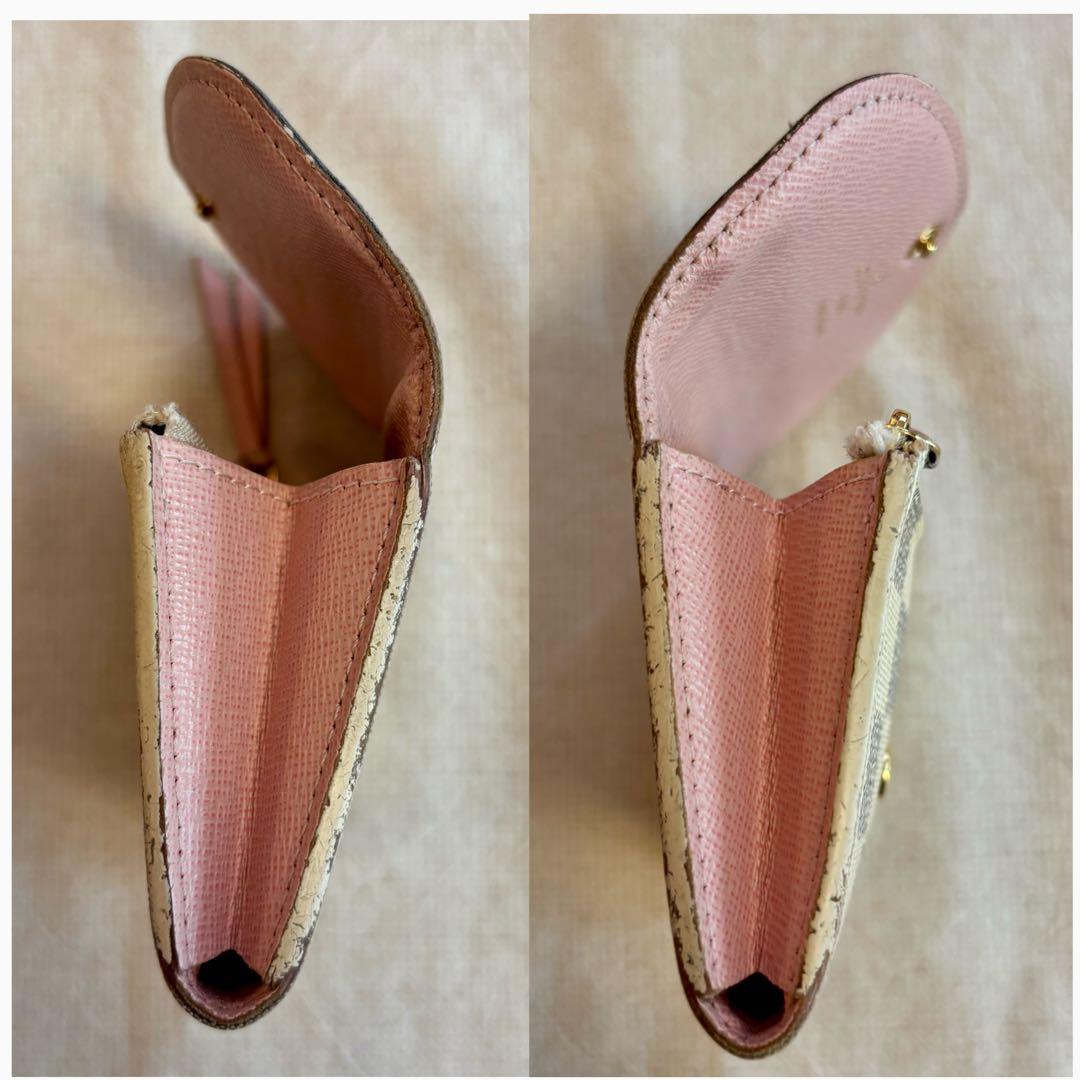 ルイ・ヴィトン ポルトモネロザリ LV 財布・ケース ダミエ・アズール