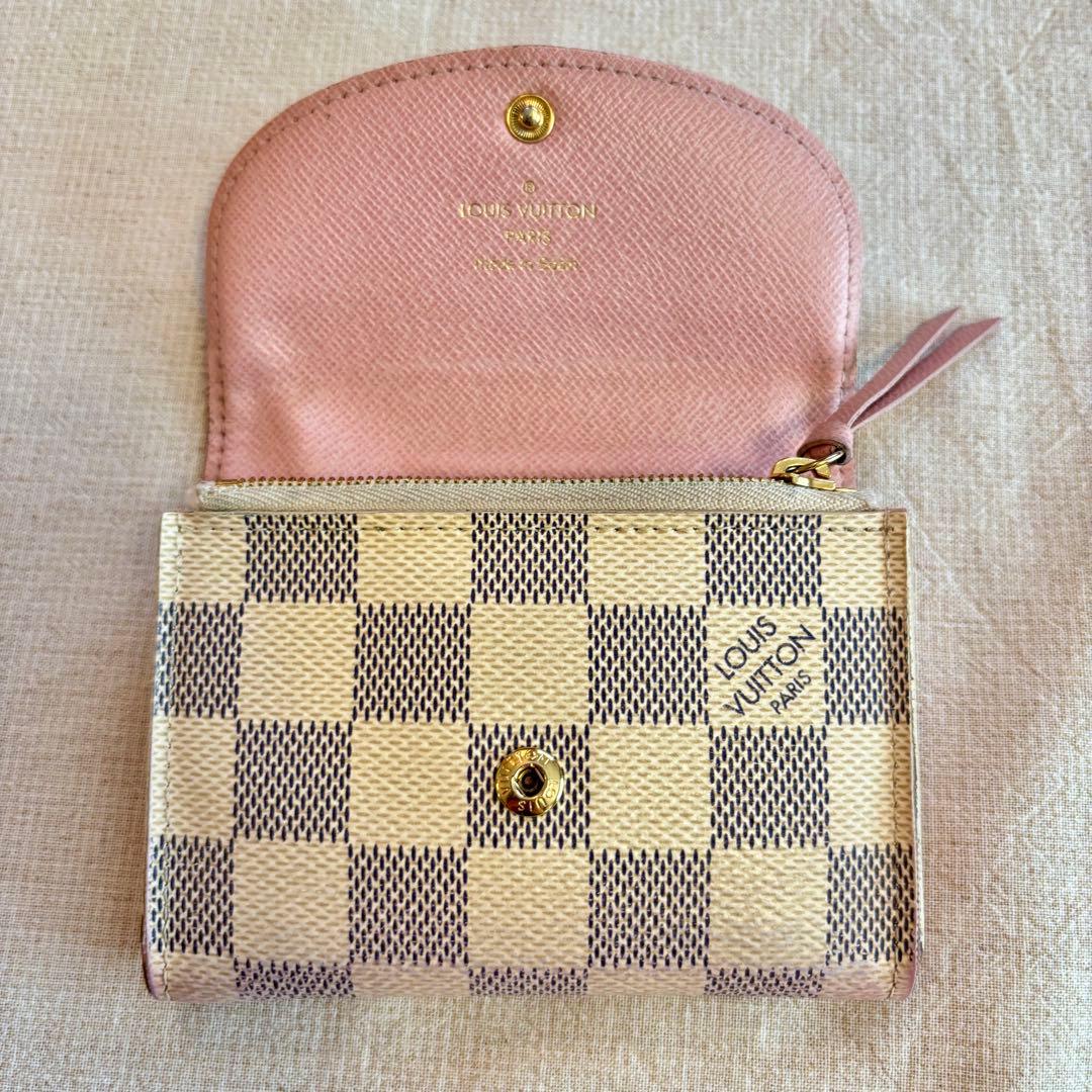 ルイ・ヴィトン ポルトモネロザリ LV 財布・ケース ダミエ・アズール