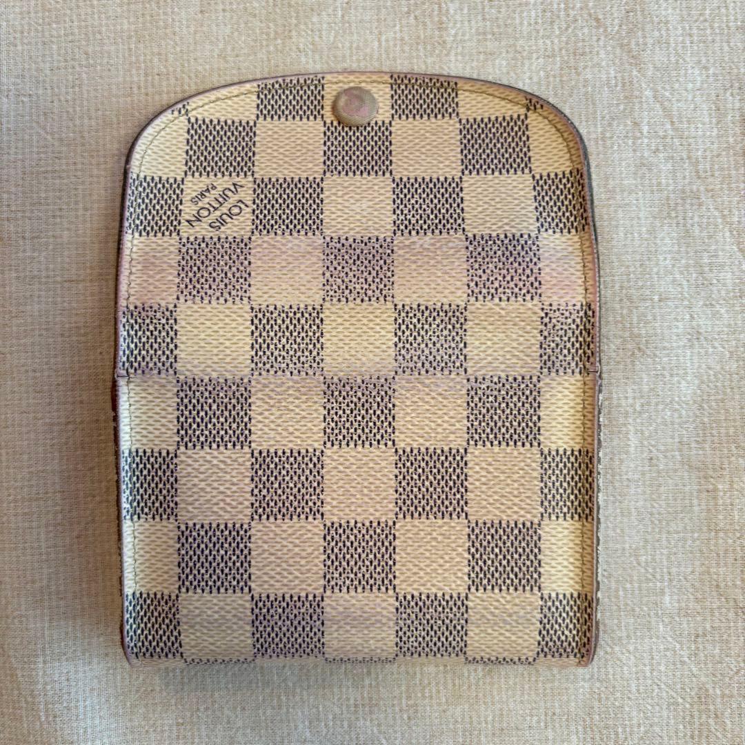 ルイ・ヴィトン ポルトモネロザリ LV 財布・ケース ダミエ・アズール