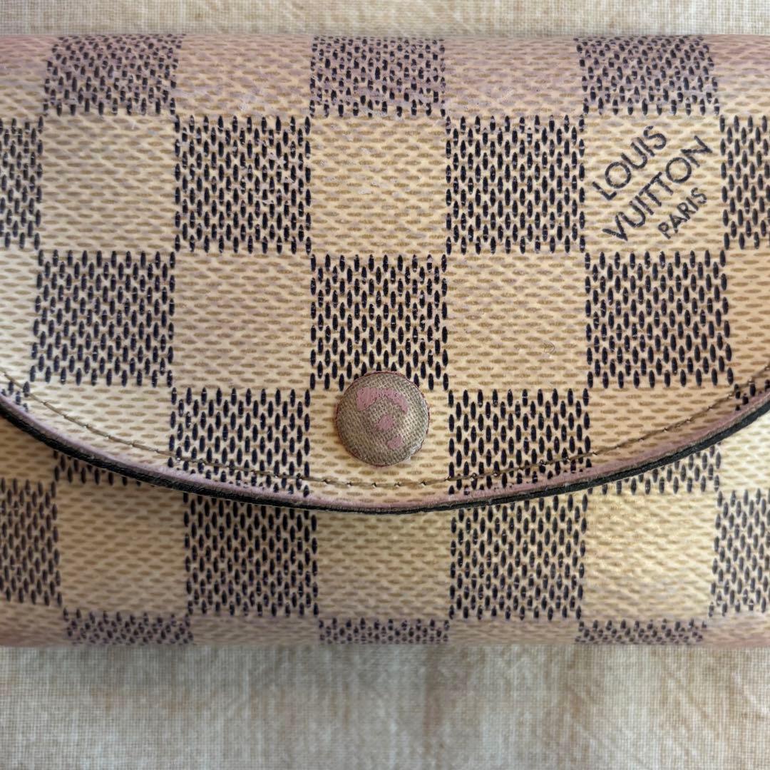 ルイ・ヴィトン ポルトモネロザリ LV 財布・ケース ダミエ・アズール
