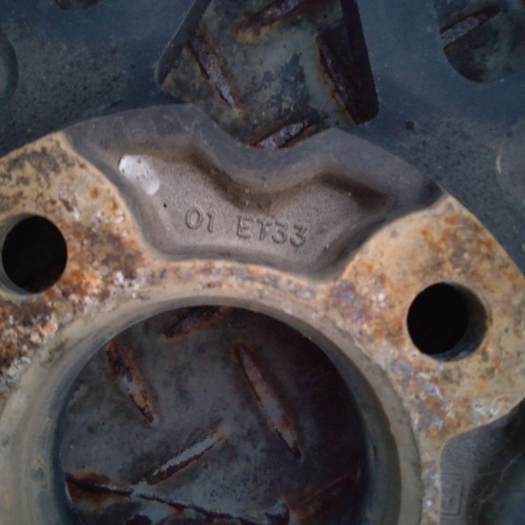 旧車 14インチ ホイール ブラック/シルバー