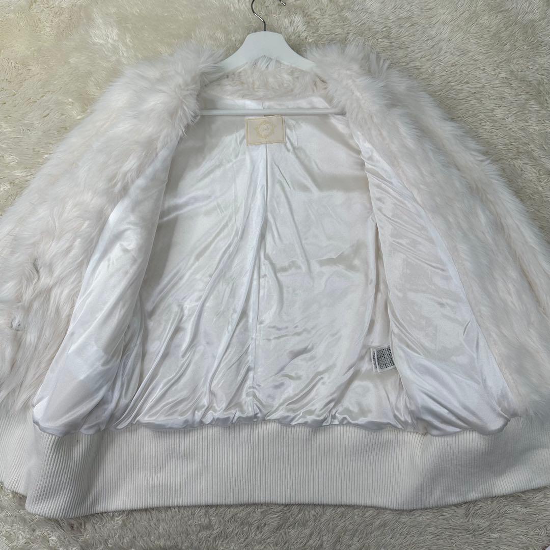 ✨新品未使用タグ付き✨Rady ファーブルゾン ホワイト リボン M