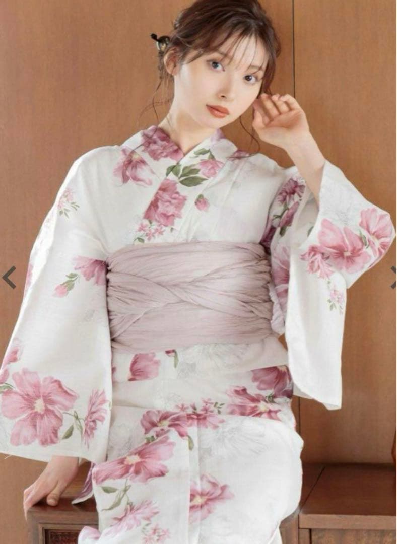 Dita 浴衣⭐︎朱風の花重ね⭐︎3点セット