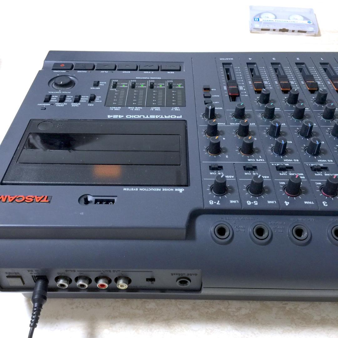 美品　カセットMTR TASCAM PORTASTUDIO 424