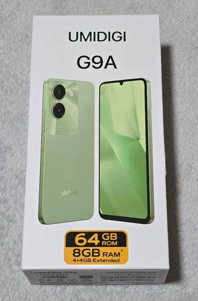 UMIDIGI G9A 8GB ROM 64GB ミントグリーン 未使用