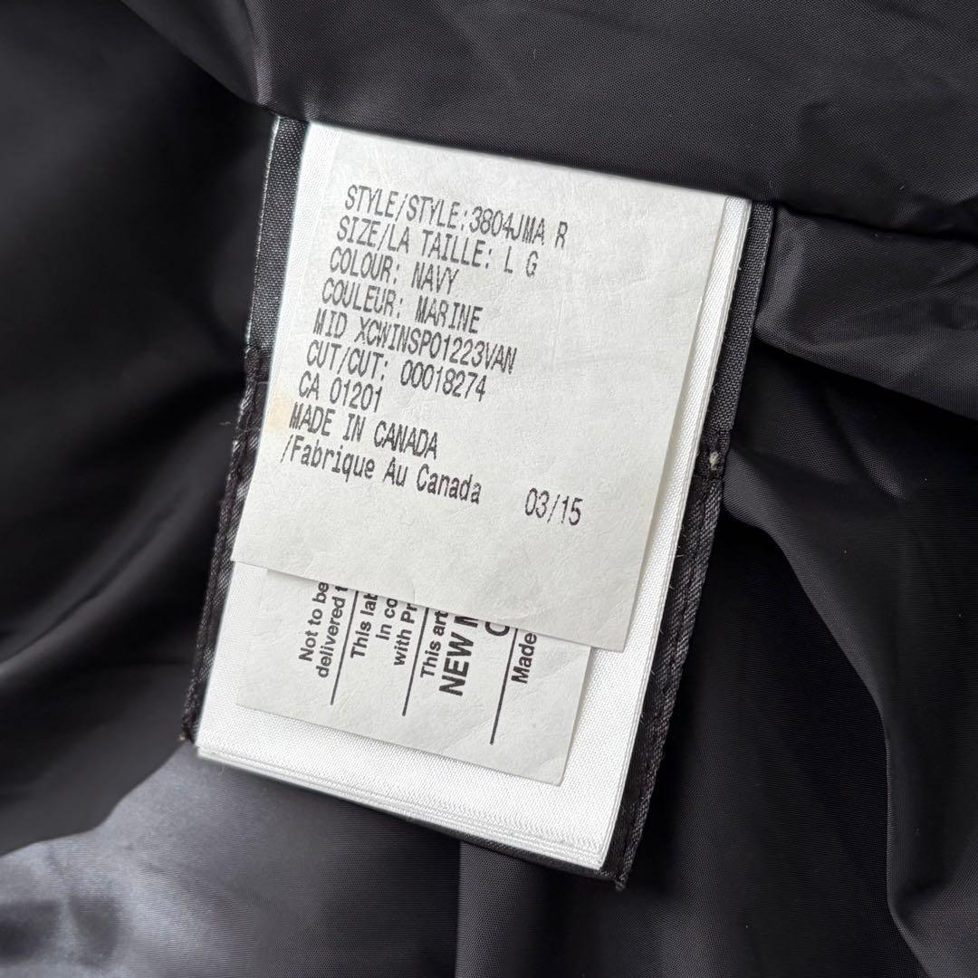 【極美品✨】カナダグース　マクミランパーカ　Lサイズ　ネイビー　国内正規品
