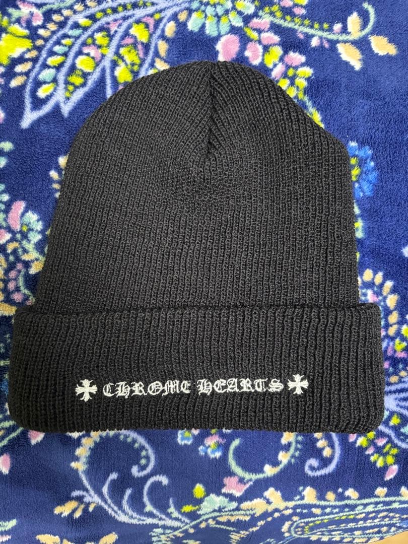 クロムハーツ chrome hearts ニット帽 ビーニー