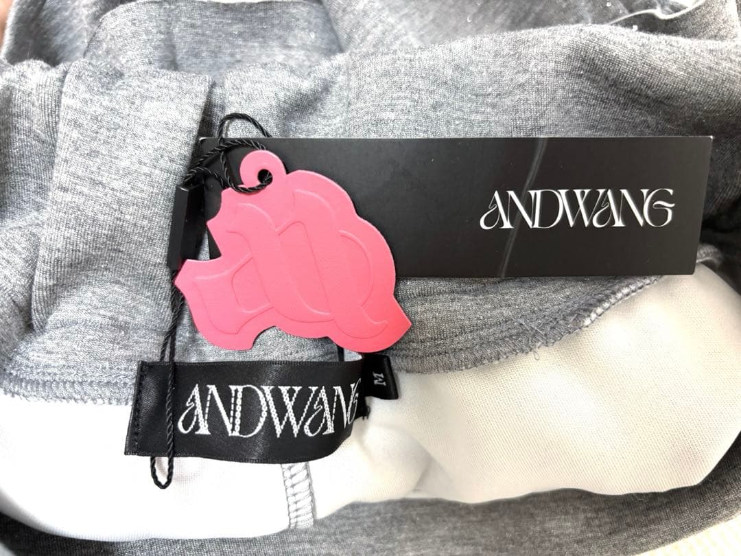 スカート ANDWANG kirakira frill culotte miniskirt