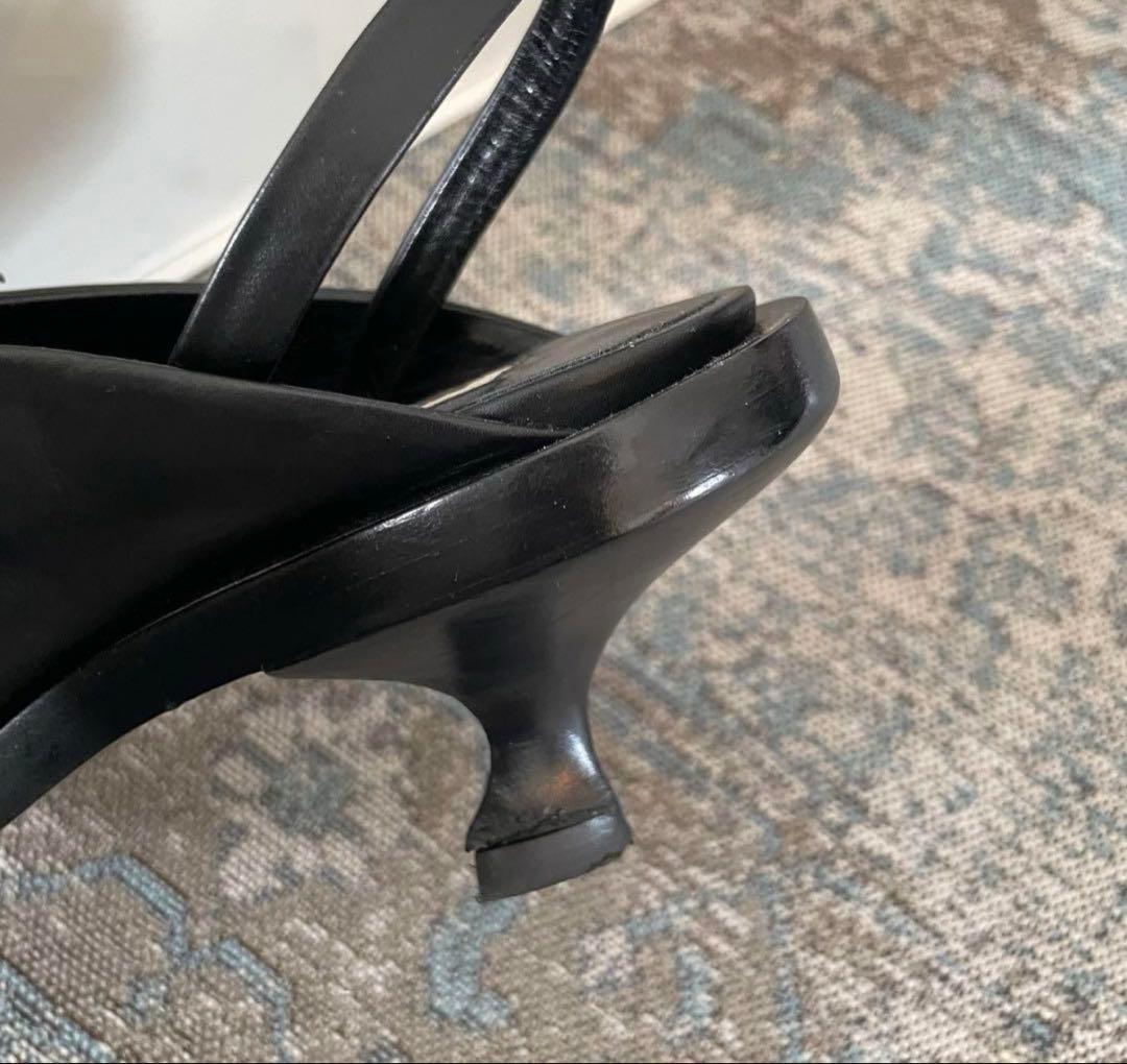 JIL SANDER ブラック ミュール 35