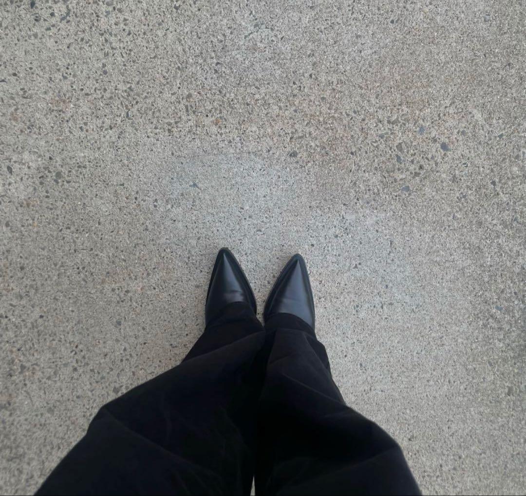 JIL SANDER ブラック ミュール 35