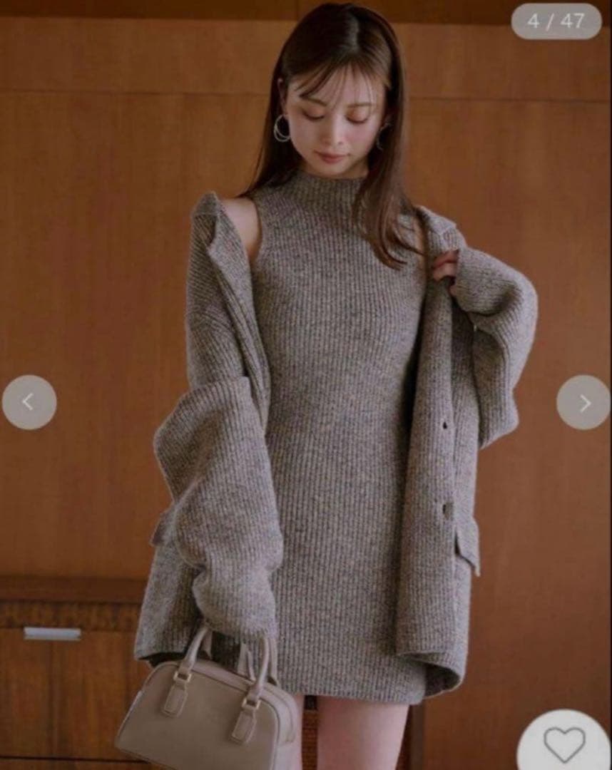 snidel ミニニットワンピース　セット