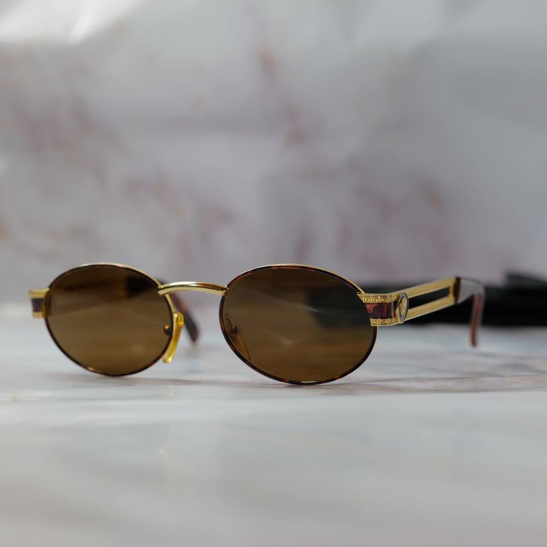 之介さん専用 versace ヴェルサーチェ オーバル Y2k ケース付き