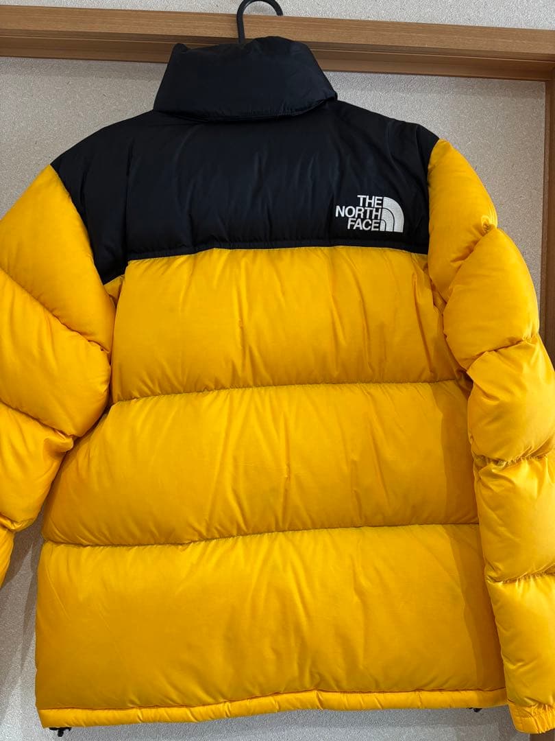 THE NORTH FACE ダウンジャケット Ｌ　イエロー/ブラック