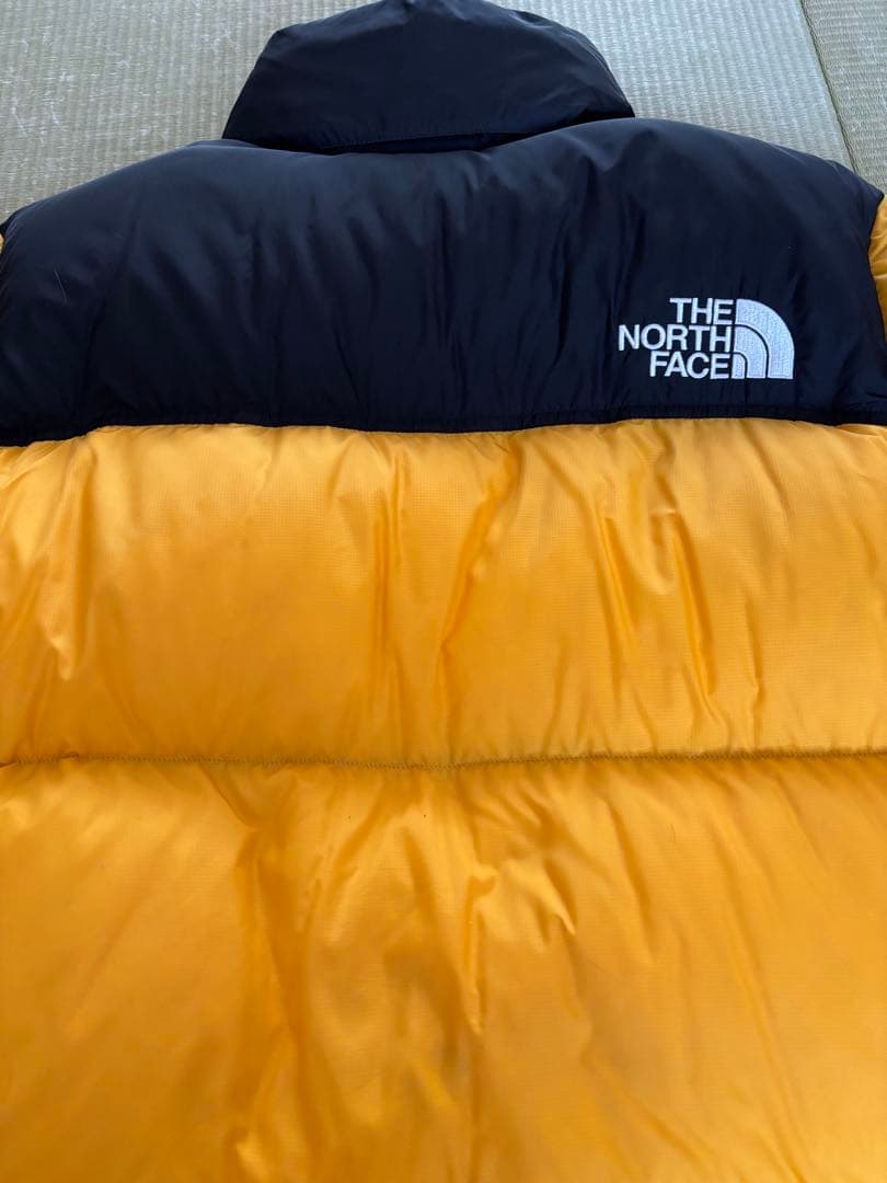 THE NORTH FACE ダウンジャケット Ｌ　イエロー/ブラック