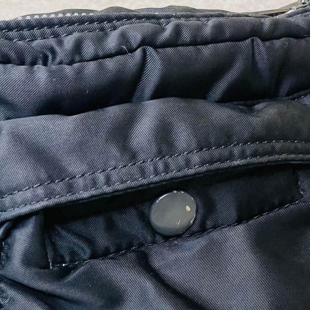 PORTER ポーター タンカー ショルダーバッグ 二層 黒 L