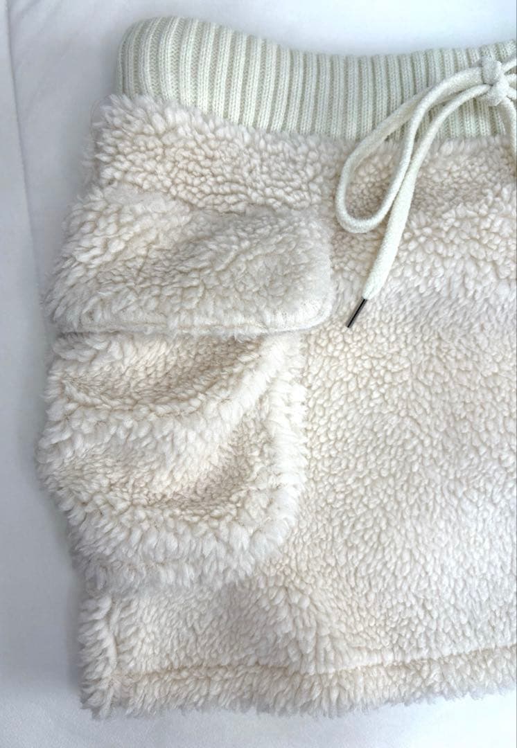 スカート andmarry Fluffy mini skirt