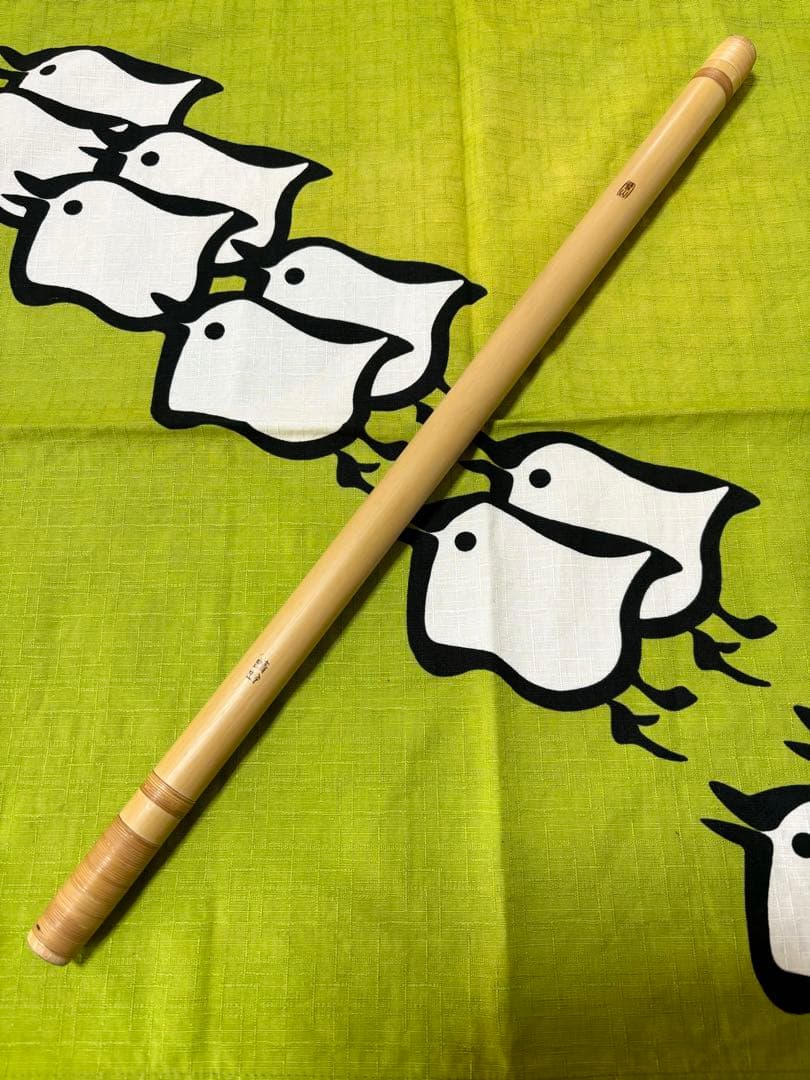 山田藍山作　篠笛　古典調　七孔　天地巻　彫り込み籐 「蜻蛉（アキツ）」