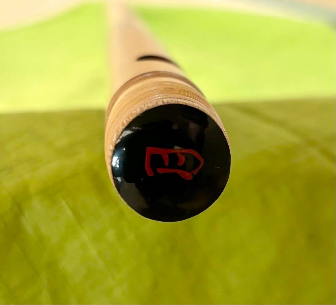 山田藍山作　篠笛　古典調　七孔　天地巻　彫り込み籐 「蜻蛉（アキツ）」