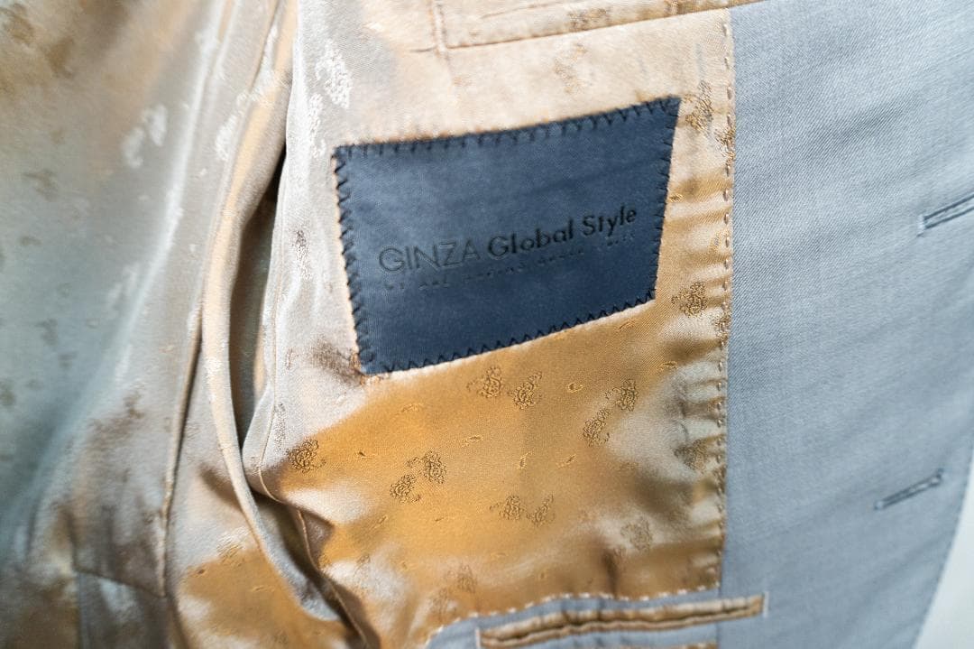 スーツ ゼニア TRAVELLER ライトグレー Mサイズ相当 美品