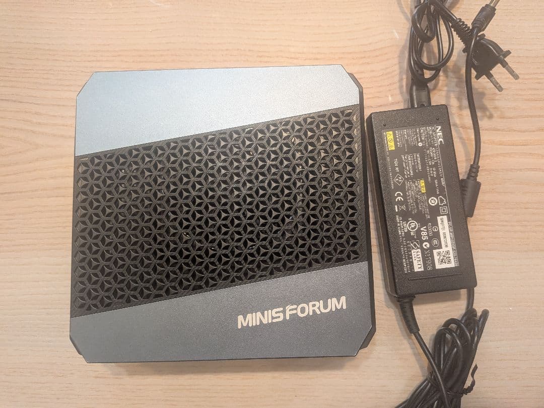 Minisforum HX90 Ryzen 5900HX/16GB eGPU増設