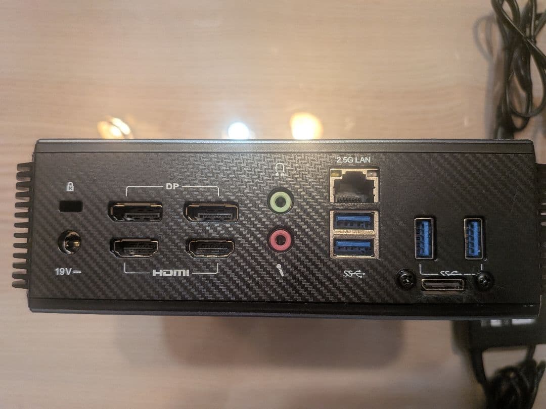 Minisforum HX90 Ryzen 5900HX/16GB eGPU増設