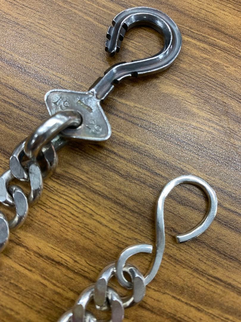 weirdo アクセサリー　ウォレットチェーン　オールシルバー925